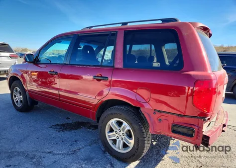 2005 Honda Pilot Ex z USA, uszkodzony, nr VIN 2HKYF184X5H544059